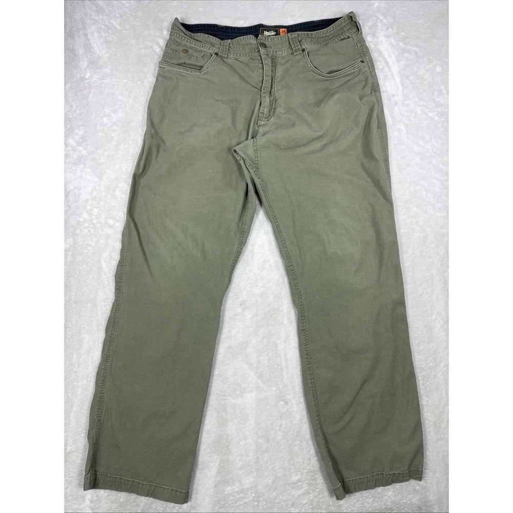 Howler Bros Frontside 5-Pocket Pants Men's 36X32 Green Straight Leg Workwear